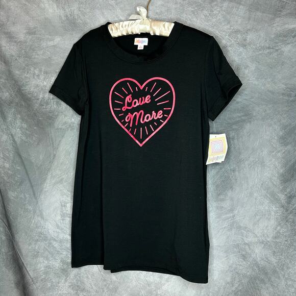 NEW Top T Shirt Women S Runs Large Lularoe Heart Logo Streetwear Comfy Packable - Picture 1 of 7